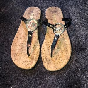 Michael Kors Thong Sandal MK logo